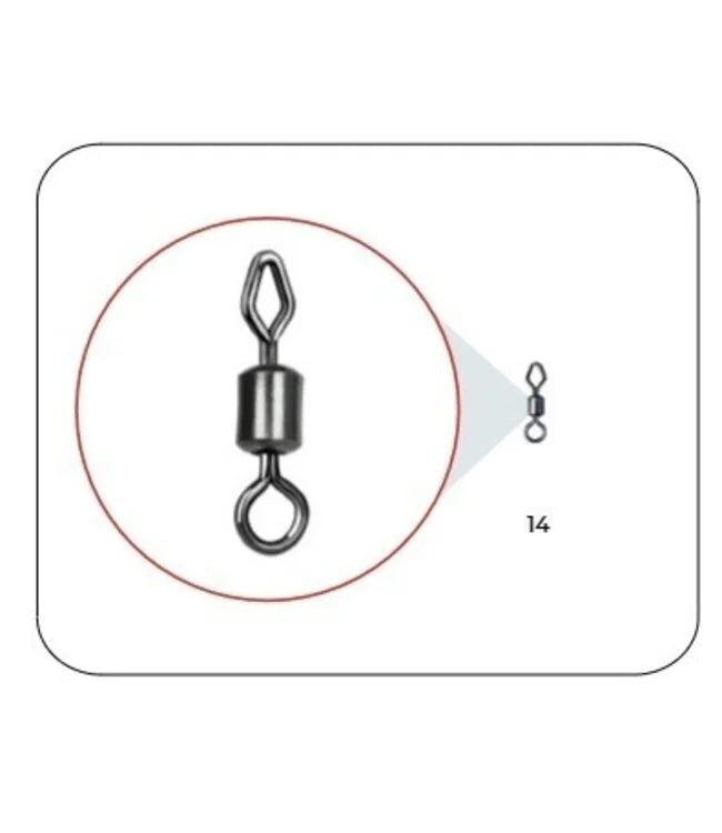 Mixed-Eye Mini Feeder Swivel 14