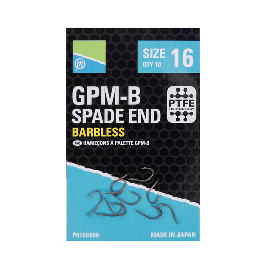 Gpm-B Hooks Spade End Barbless