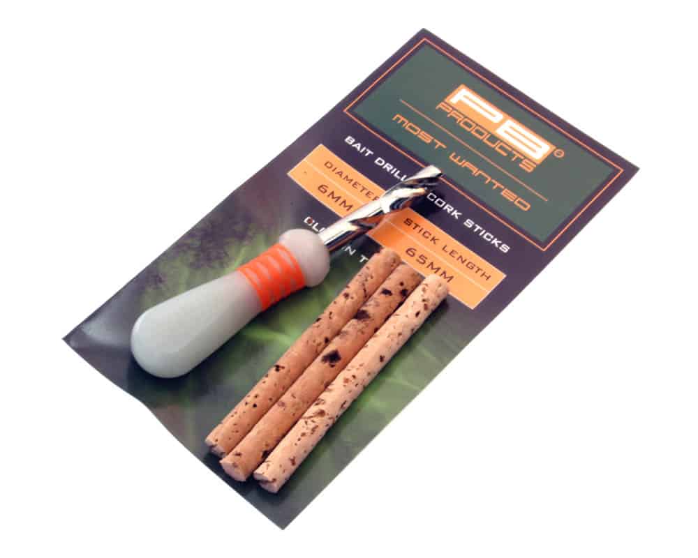 Bait Drills 6mm & 8mm incl. Cork Sticks