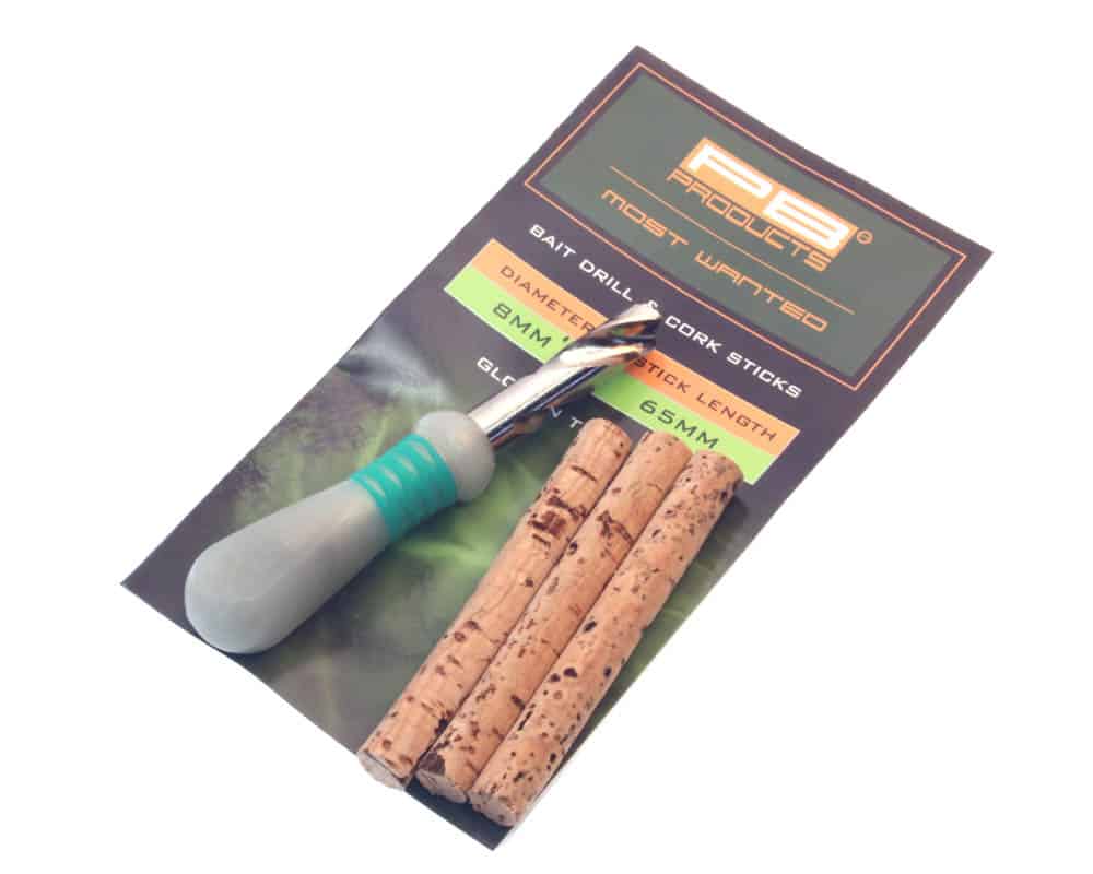 Bait Drills 6mm & 8mm incl. Cork Sticks