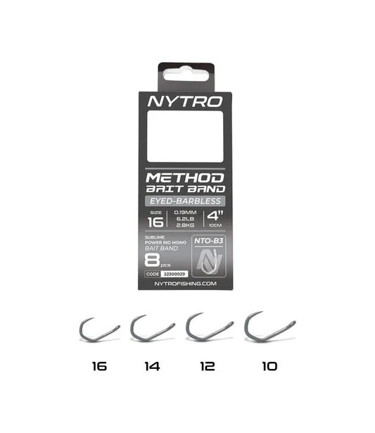 NTO-B3 Barbless Method Bait band 10cm