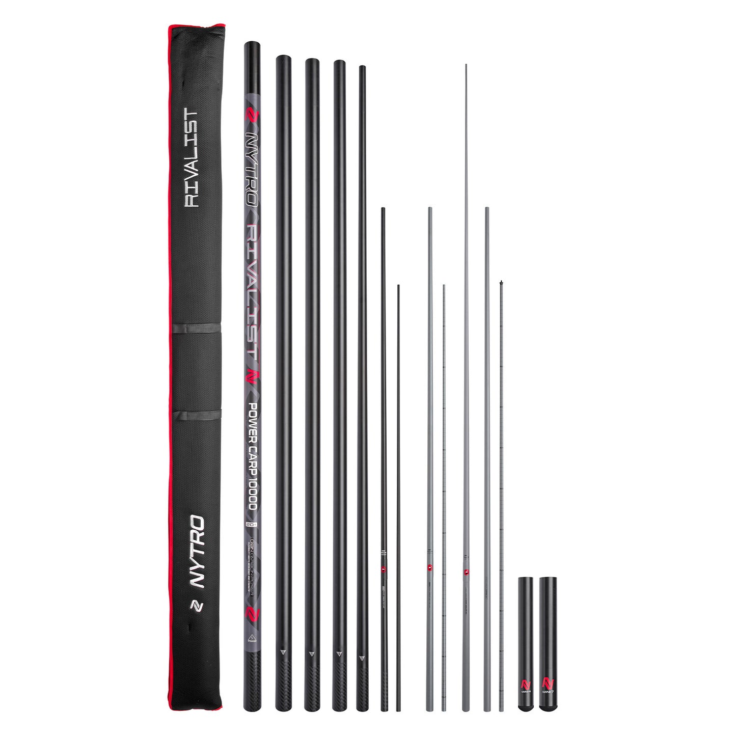 Rivalist Pro Power Carp 10m Pole Pack